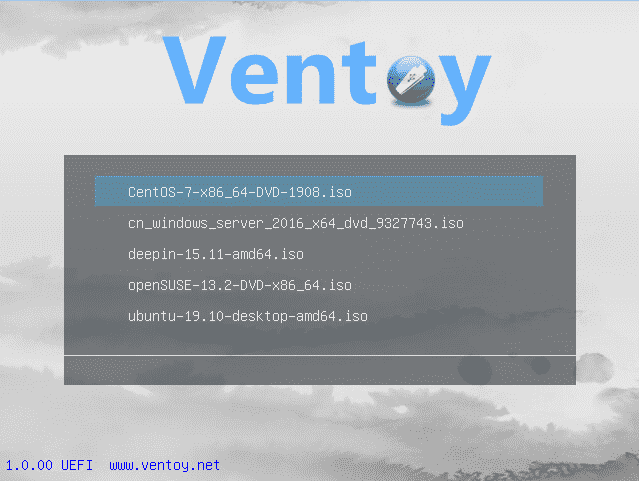 产开源U盘启动制作工具Ventoy v1.0.44