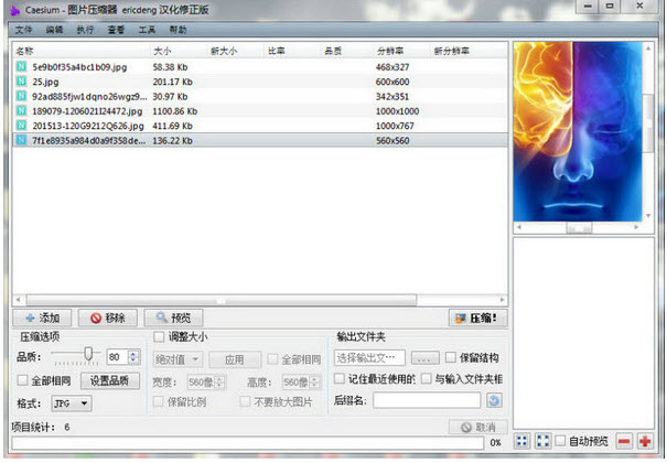 图片大小压缩软件(Caesium)1.7.0 绿色中文版